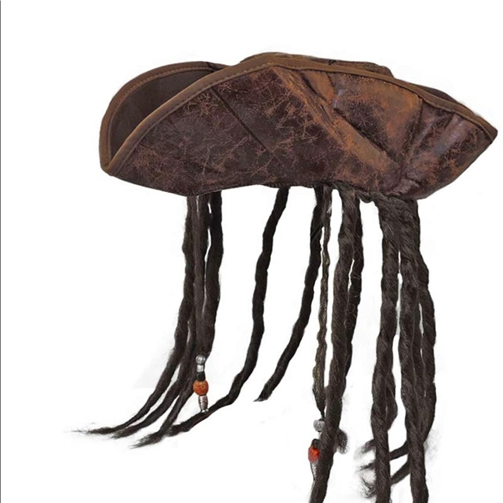 Pirates of the Caribbean hat with dreads